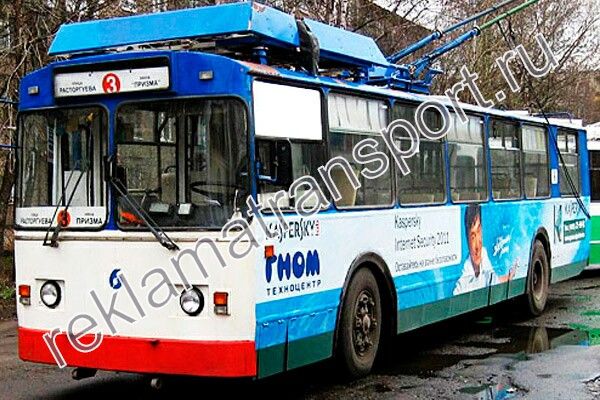 Размещение рекламы троллейбусах Пермь Размещение рекламы троллейбусах Пермь